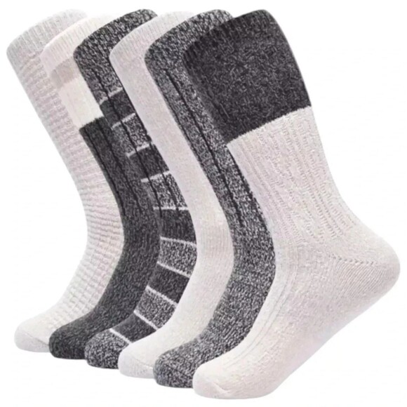 Lucky Brand Womens  Shoe Size 5-10 Super Soft 6 Pairs Boot Socks NWT - Picture 1 of 4